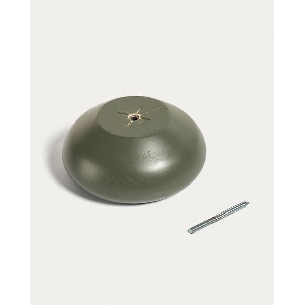 Szürkészöld fali fa akasztó szett 3 db-os Nadue – Kave Home-image-2