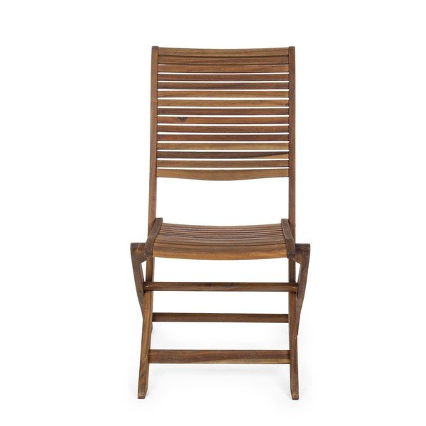 Natúr színű tömörfa kerti szék Noemi – Bizzotto-image-2