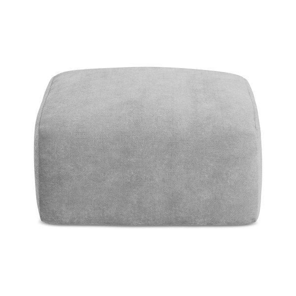 Világosszürke zsenília lábtartó Leila – Makamii