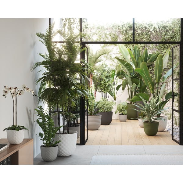 Újrahasznosított műanyag virágcserép ø 30 cm Havana – Artevasi-image-3