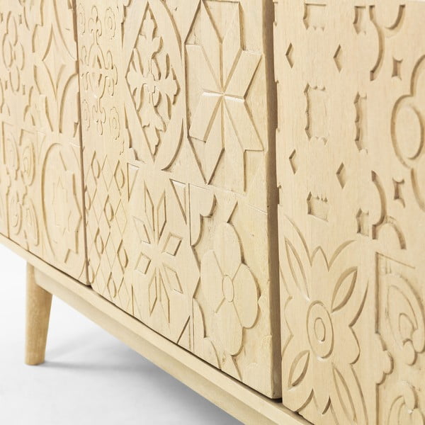 Sakoi mangófa és akácfa komód, 162 x 75 cm - Kave Home-image-1