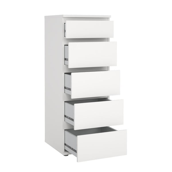 Fehér magas komód 40x107 cm Nova – Tvilum-image-3
