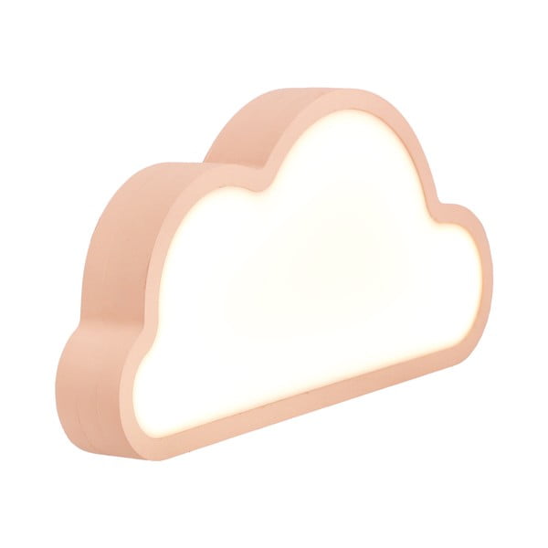 Rózsaszín gyerek éjjelilámpa Cloud – Candellux Lighting-image-1