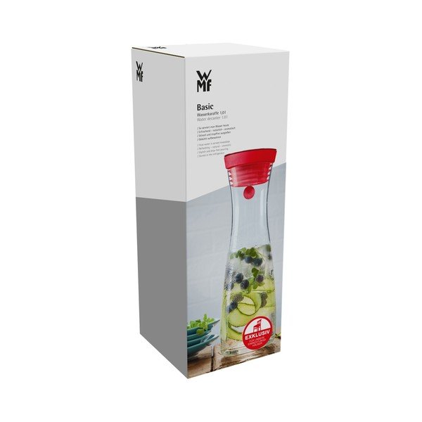 Üveg vizeskancsó piros fedéllel, 1 l - WMF-image-3