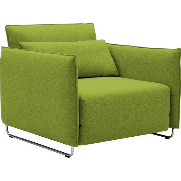 Cord limezöld kinyitható fotel - Softline-image-2