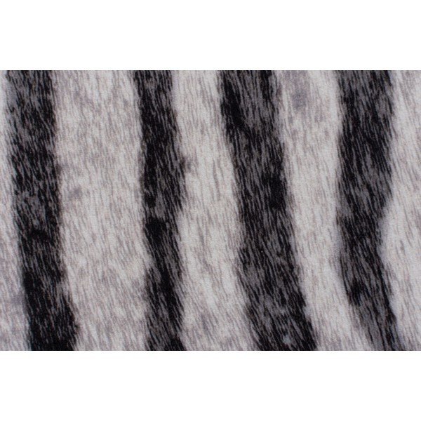 Fehér-fekete szintetikus szőrme szőnyeg 195x155 cm - Flair Rugs-image-2
