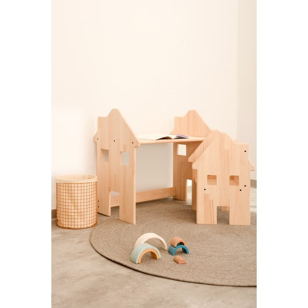 HappyHouse tömör fenyő gyerekasztal - Little Nice Things-image-4
