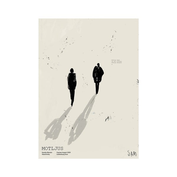 Poszter 50x70 cm Motljus – Sandra Blomén Maschinsky – The Poster Club