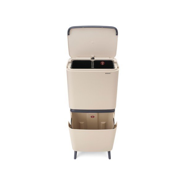 Bézs műanyag szelektív szemetes 25+10+10 l SortUp Recycle Hi – Brabantia-image-4