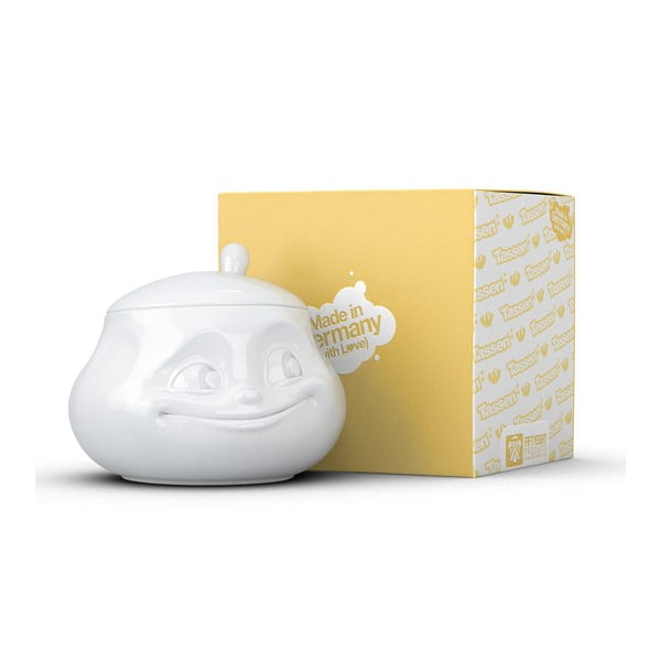 Fehér "mosolygós" porcelán cukortartó - 58products-image-3