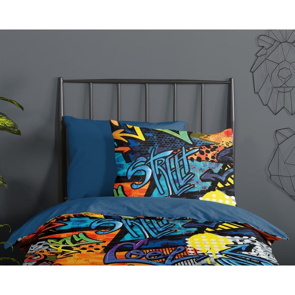 Egyszemélyes-hosszabbított mikroszálas gyerek ágyneműhuzat 140x220 cm Jeff – Good Morning-image-2