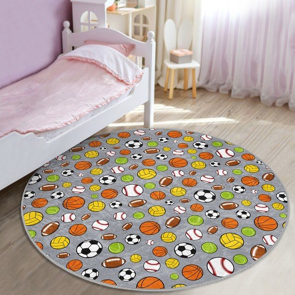 Gyerek szőnyeg ø 80 cm Comfort – Mila Home-image-1