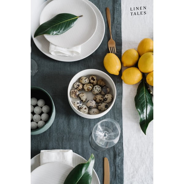 Len asztalterítő 140x140 cm – Linen Tales-image-1