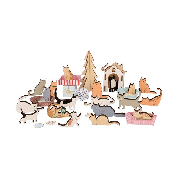 Adventi naptár Cats - Meri Meri-image-2
