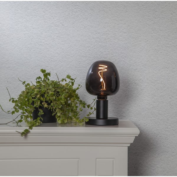 Meleg színű LED dekoratív  izzó E27, 2 W Black Apple – Star Trading-image-3