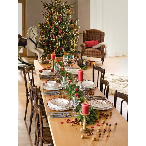 Toy's Delight fehér-vörös porcelán karácsonyi tányér, ø 29 cm - Villeroy & Boch-image-4