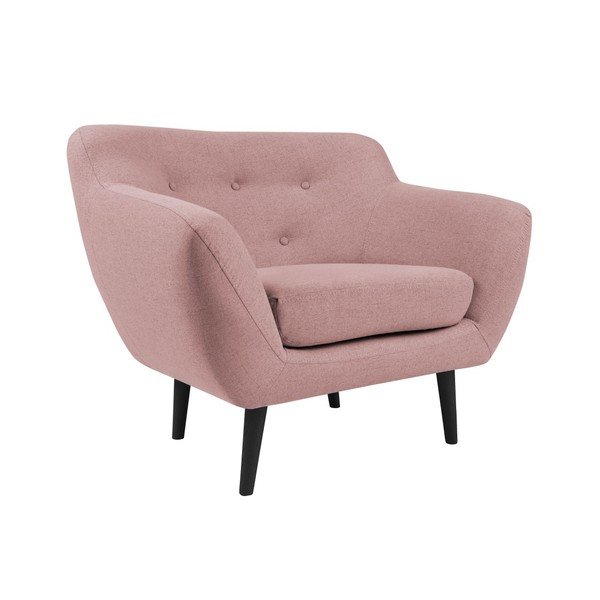Piemont rózsaszín fotel - Mazzini Sofas-image-2
