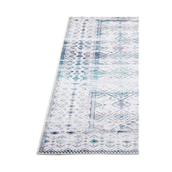 Kilim világoskék szőnyeg, 80 x 150 cm - Floorita-image-4