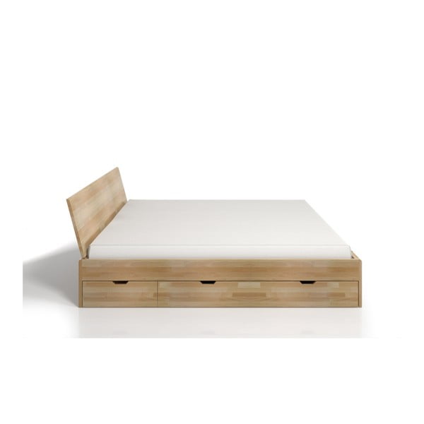Vestre Maxi bükk franciaágy fiókkal, 160 x 200 cm - Skandica-image-3