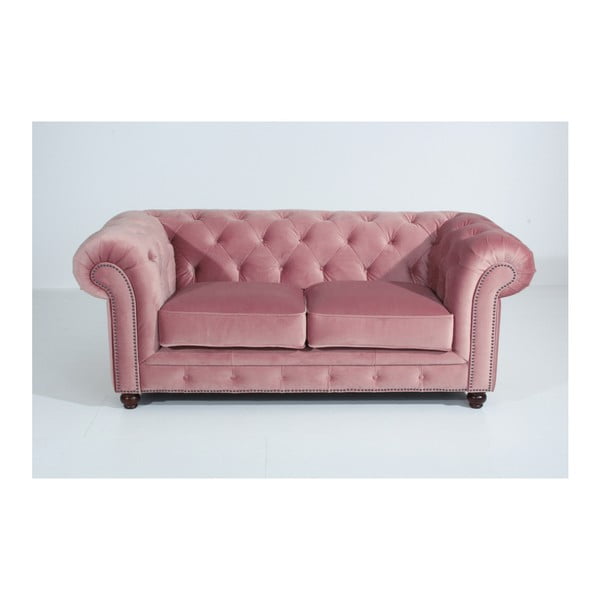 Orleans Velvet rózsaszín kanapé, 196 cm - Max Winzer