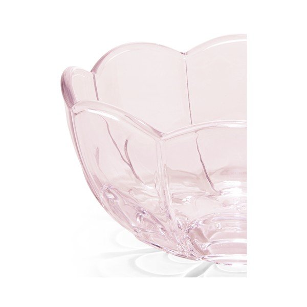 Világos rózsaszín üveg tálka szett 2 db-os ø 13 cm Lily – Holmegaard-image-4