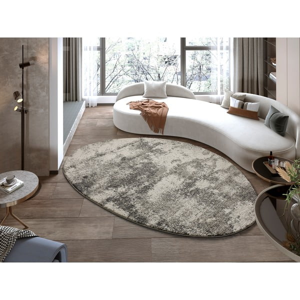 Niamey szürke ovális szőnyeg, 160 x 230 cm - Universal-image-2