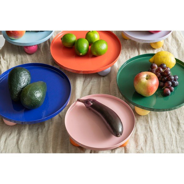 Fém dekoratív tálca ø 20 cm Double Funky – PT LIVING-image-1