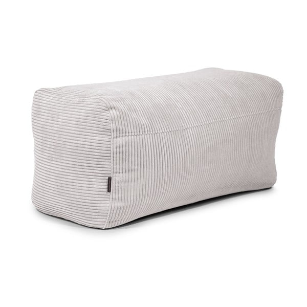 Krémszínű kordbársony babzsákfotel Plus 100 Lounge – SLOWDOWN-image-4