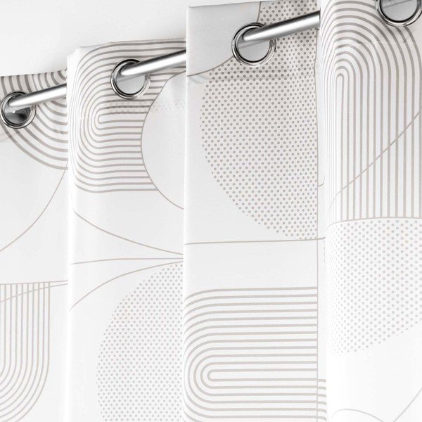 Fehér függöny 140x280 cm Esquisse – douceur d'intérieur-image-1