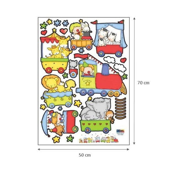 Train of circus animals falmatrica szett, 120 cm - Ambiance-image-2