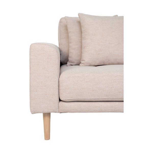 Bézs sarokkanapé (jobb oldali) Lido – House Nordic-image-2