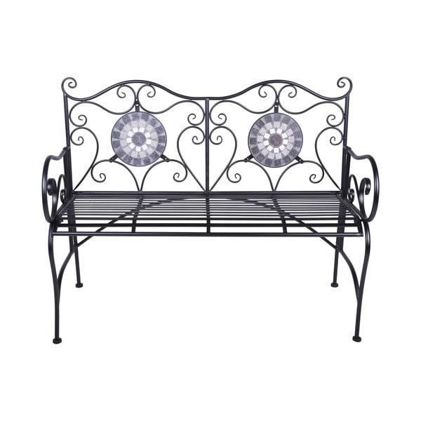 Fekete fém kerti pad Jalua – Garden Pleasure