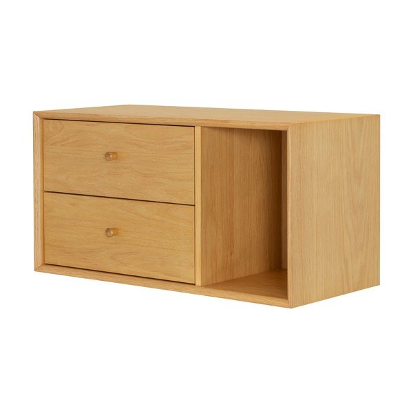 Natúr színű bútorelem - fiókok tölgyfa dekorral 43x33 cm Z  – Tenzo-image-1