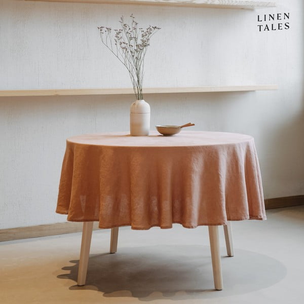 Len asztalterítő ø 150 cm – Linen Tales