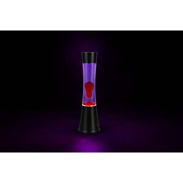 Fekete LED lávalámpa (magasság 39,5 cm) Etna – Reality-image-2