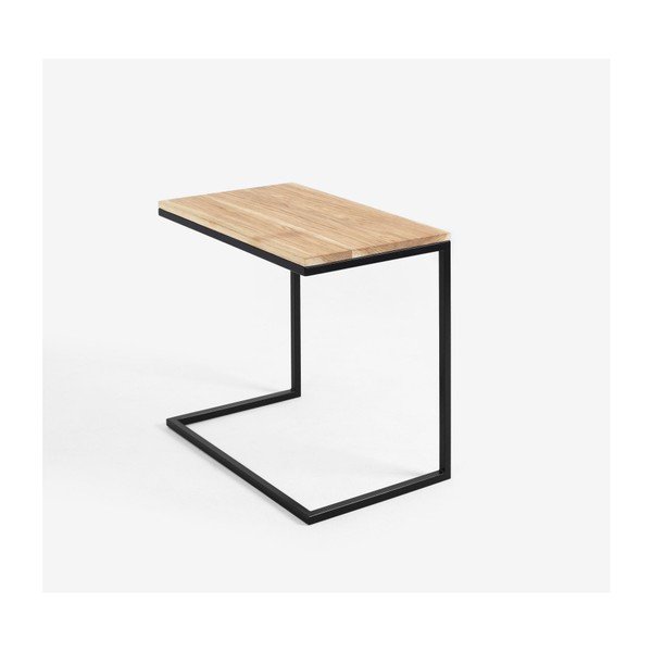 Lupe tömör tölgyfa asztal, fekete lábbal - CustomForm-image-4