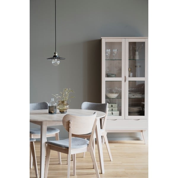 Szürke-natúr színű étkezőszék szett 2 db-os Kato - Rowico-image-3