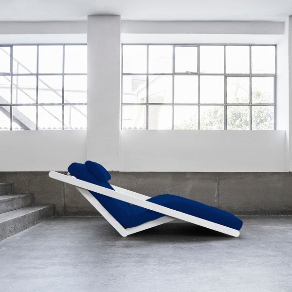 Figo White/Royal kétszemélyes átalakítható fekvőfotel - Karup-image-1