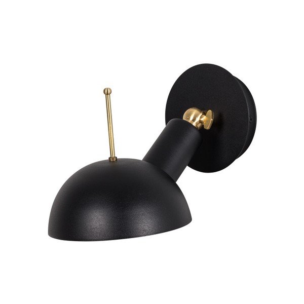 Way Wall Lamp Oglio fekete falilámpa, aranyszínű részletekkel-image-1