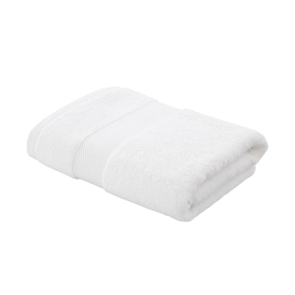Fehér pamut-selyem törölköző 50x90 cm - Bianca