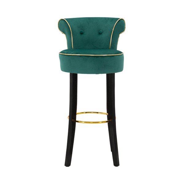 Krémszínű bársony bárszék 96 cm Luxy – Mauro Ferretti-image-1