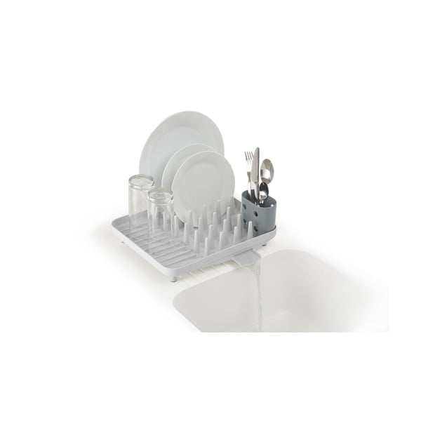 Világosszürke műanyag edényszárító 33,5x31,5 cm Duo – Joseph Joseph-image-3