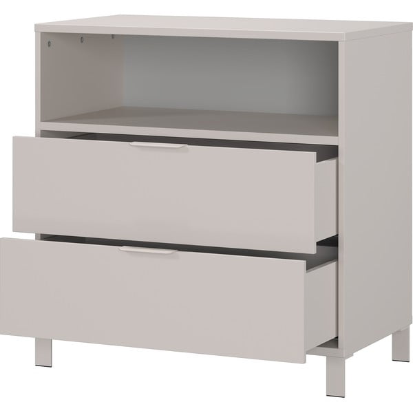 Krémszínű gyerek komód 89x92x54 cm Alkmaar – Germania-image-3