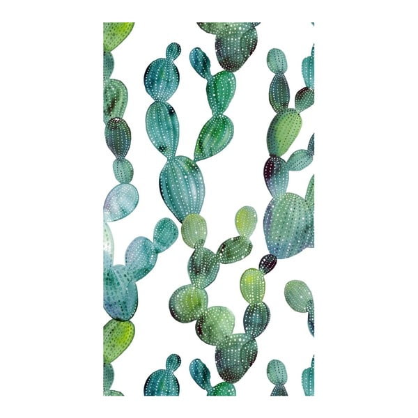 Cactus strandtörölköző nyomtatott mintával, 100 x 180 cm - Good Morning