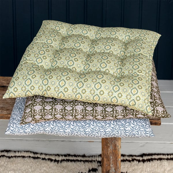 Pamut székpárna 37x37 cm Leaf – Rex London-image-1