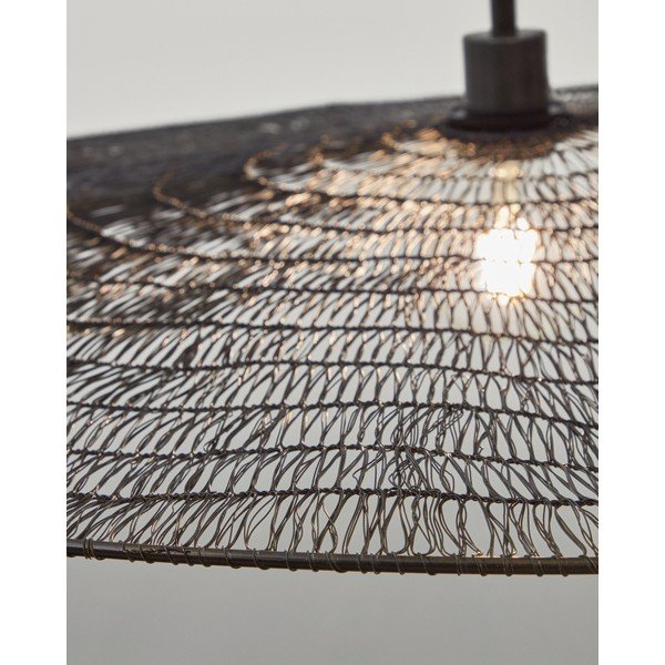 Fekete függőlámpa ø 100 cm Makai – Kave Home-image-3