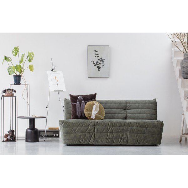 Zöld bársony kanapé 160 cm Bag – WOOOD-image-4