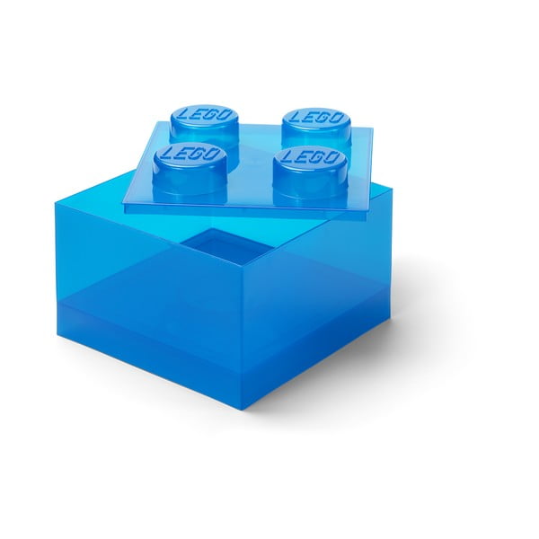 Kék műanyag gyerek tárolódoboz 25x25x18 cm – LEGO®-image-3