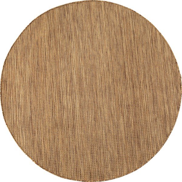 Barna kerek kültéri-beltéri szőnyeg ø 120 cm Mira 1450 – Ayyildiz Carpets