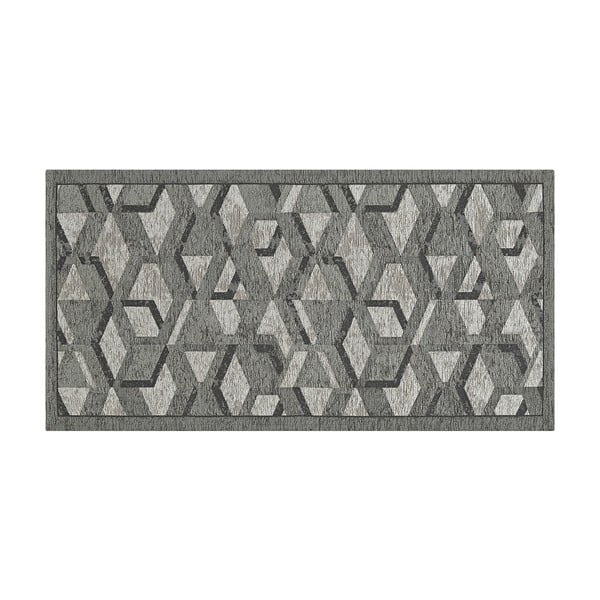 Hypnotik szürke-fekete futószőnyeg, 55 x 140 cm - Floorita-image-2